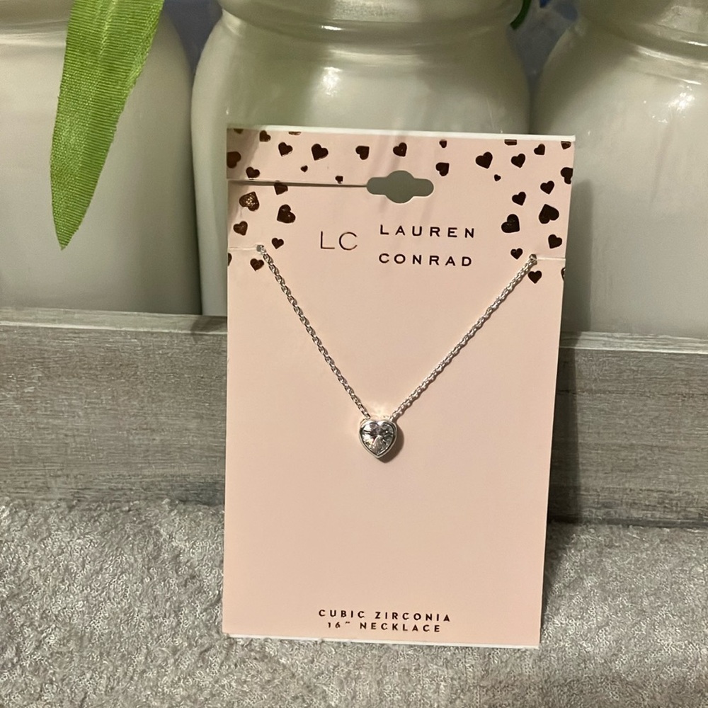 🌸 3/$15 LC Lauren Conrad heart necklace